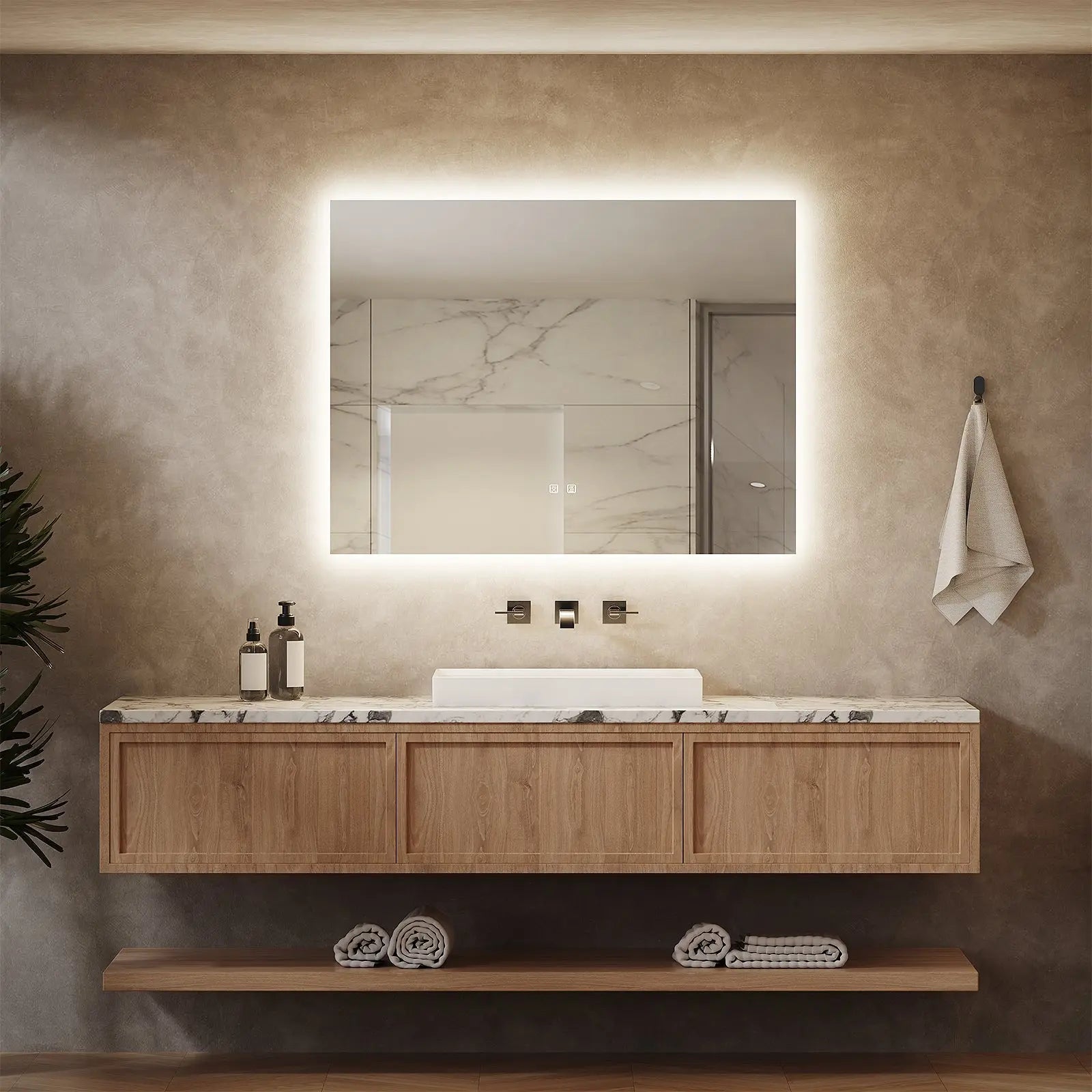 Backlit LED Bathroom Mirror