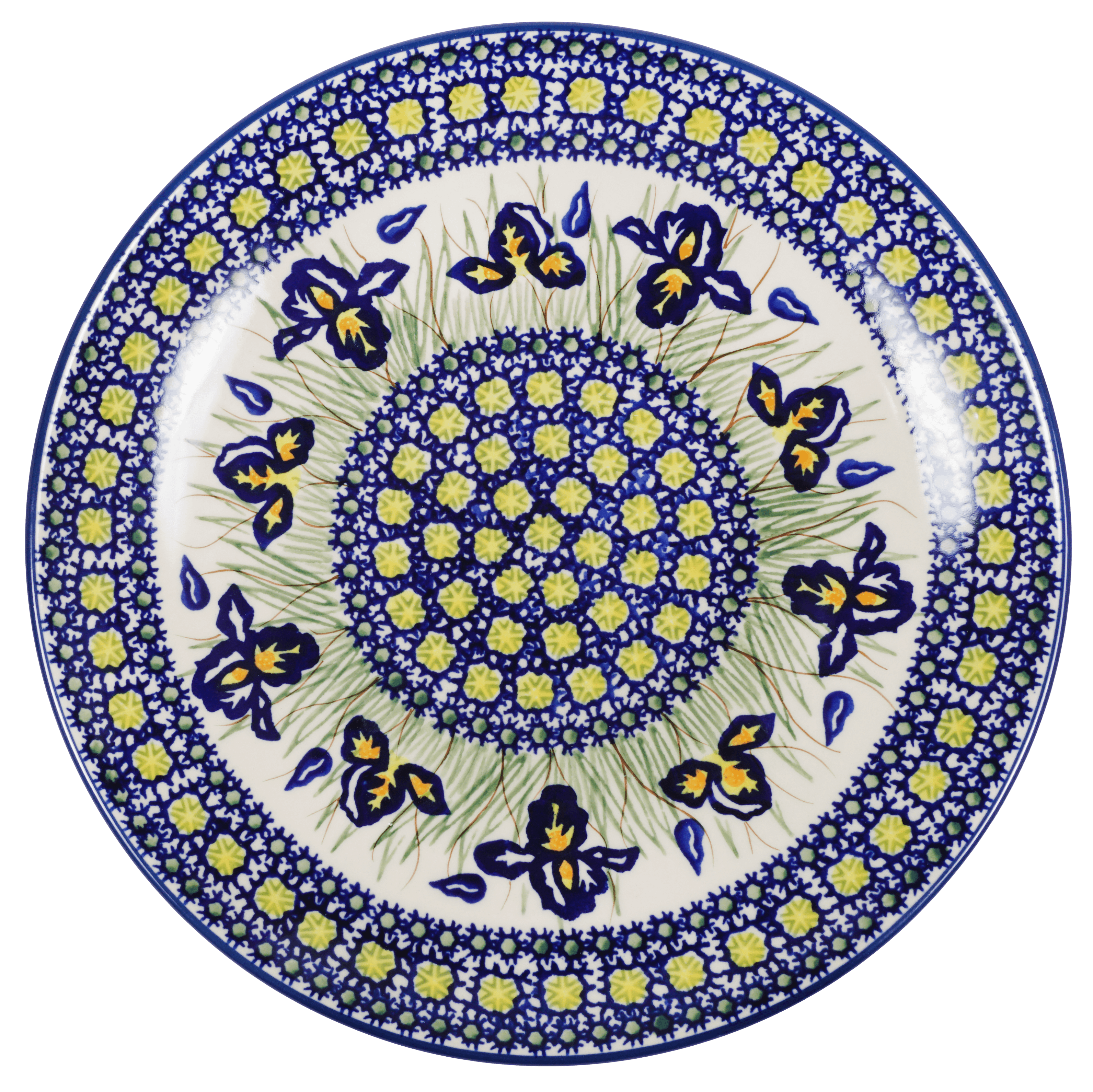 Plate, Round, Dinner, 10" in "Iris" by Manufaktura | T132S-BAM by The Polish Pottery Outlet