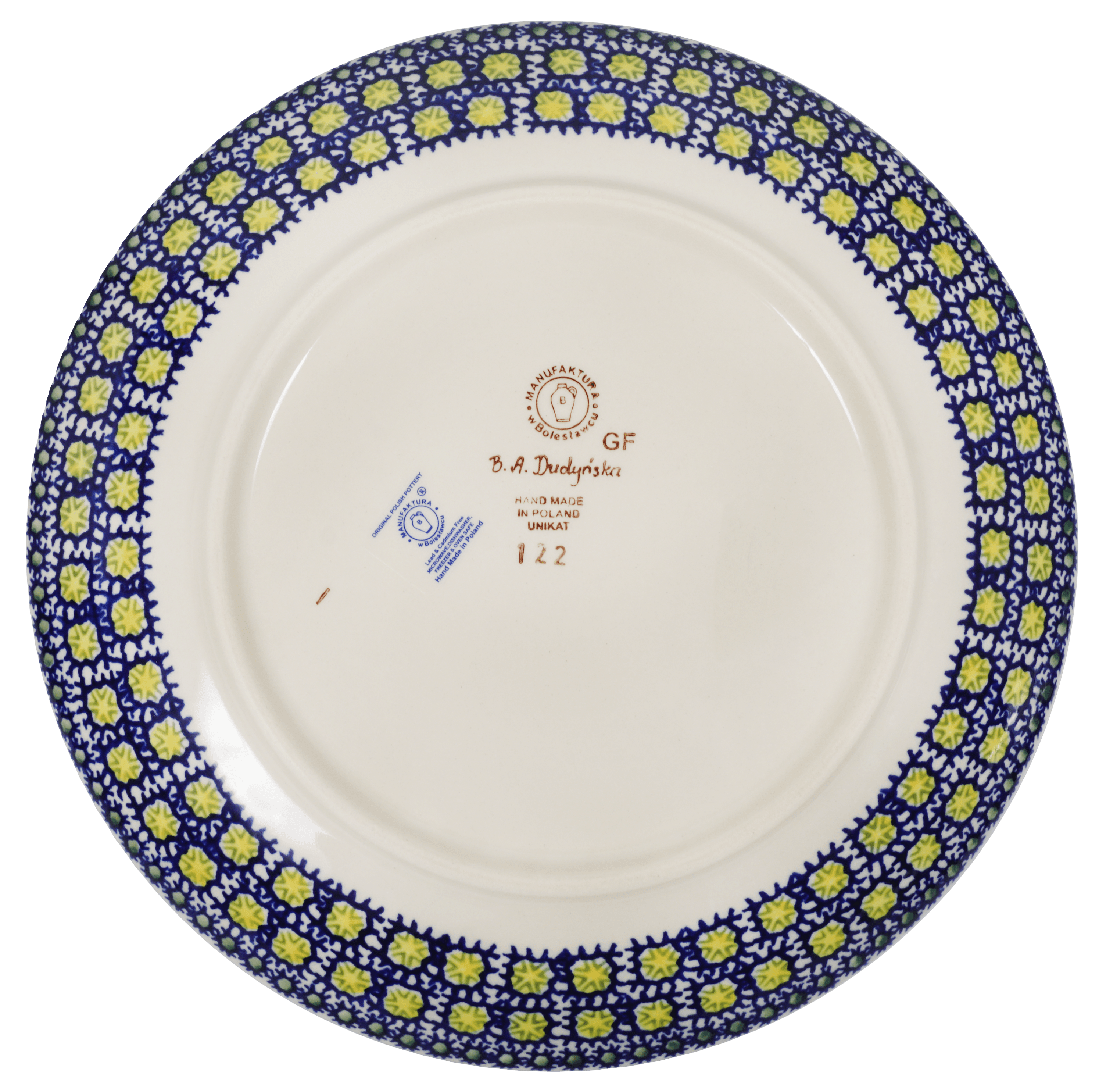 Plate, Round, Dinner, 10" in "Iris" by Manufaktura | T132S-BAM by The Polish Pottery Outlet