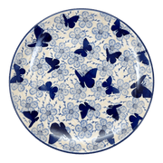 Plate, Round, Dinner, 10" in "Blue Butterfly" by Manufaktura | T132U-AS58 by The Polish Pottery Outlet