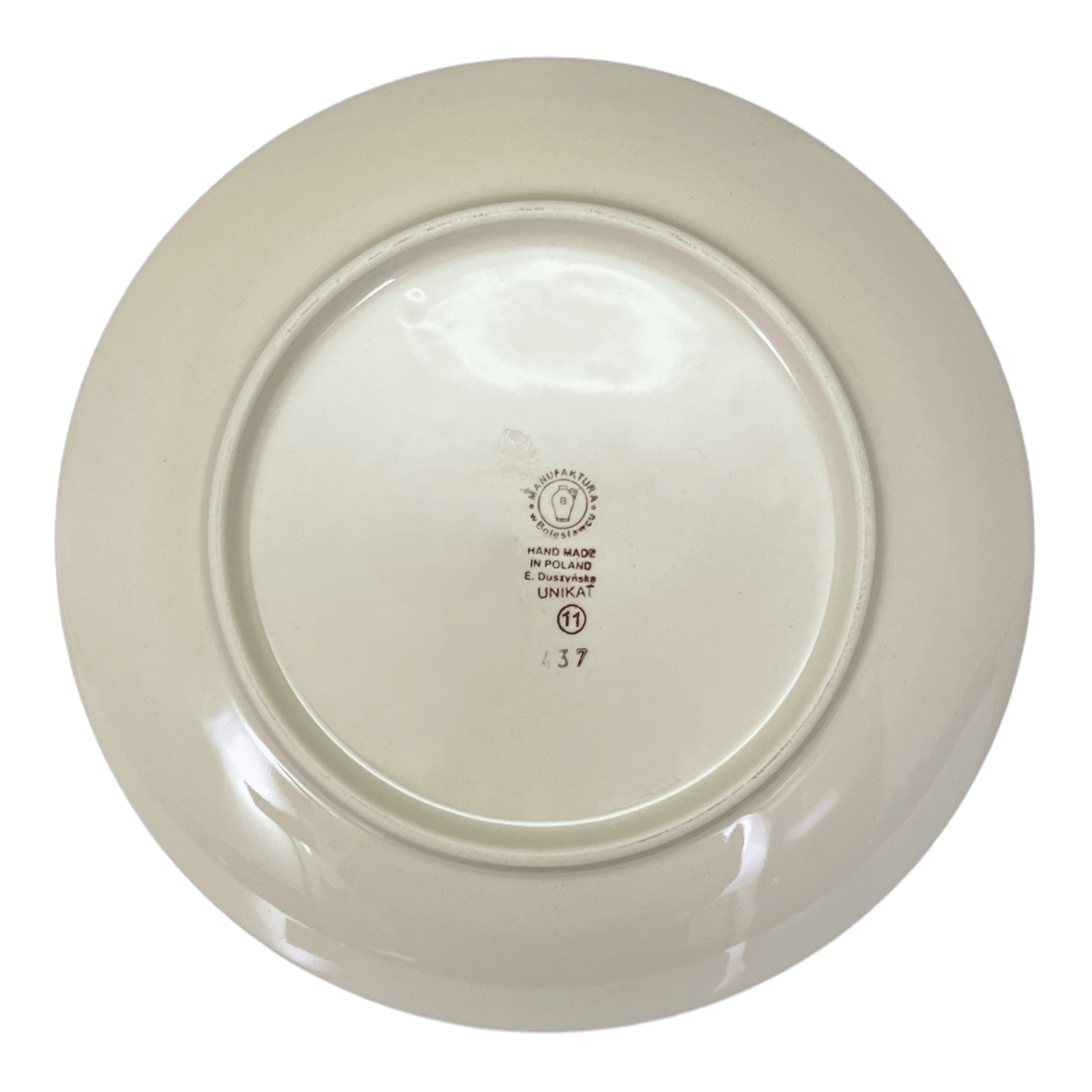 Plate, Round, Dinner, 10" in "Blue Butterfly" by Manufaktura | T132U-AS58 by The Polish Pottery Outlet