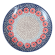 Plate, Round, Dinner, 10" in "Falling Petals" by Manufaktura | T132U-AS72 by The Polish Pottery Outlet