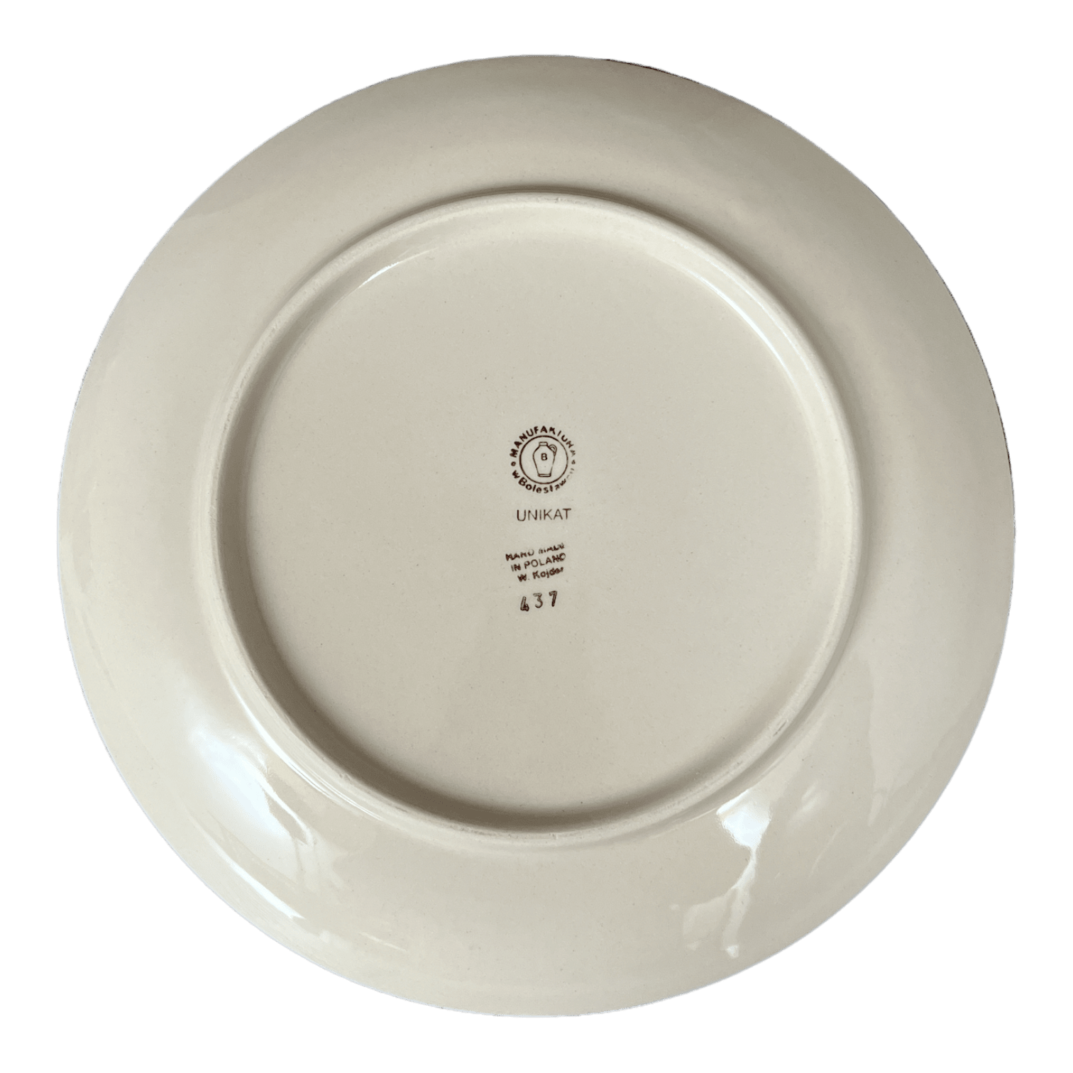 Plate, Round, Dinner, 10" in "Falling Petals" by Manufaktura | T132U-AS72 by The Polish Pottery Outlet