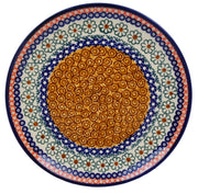 Plate, Round, Dinner, 10" in "Chocolate Swirl" by Manufaktura | T132U-EOS by The Polish Pottery Outlet