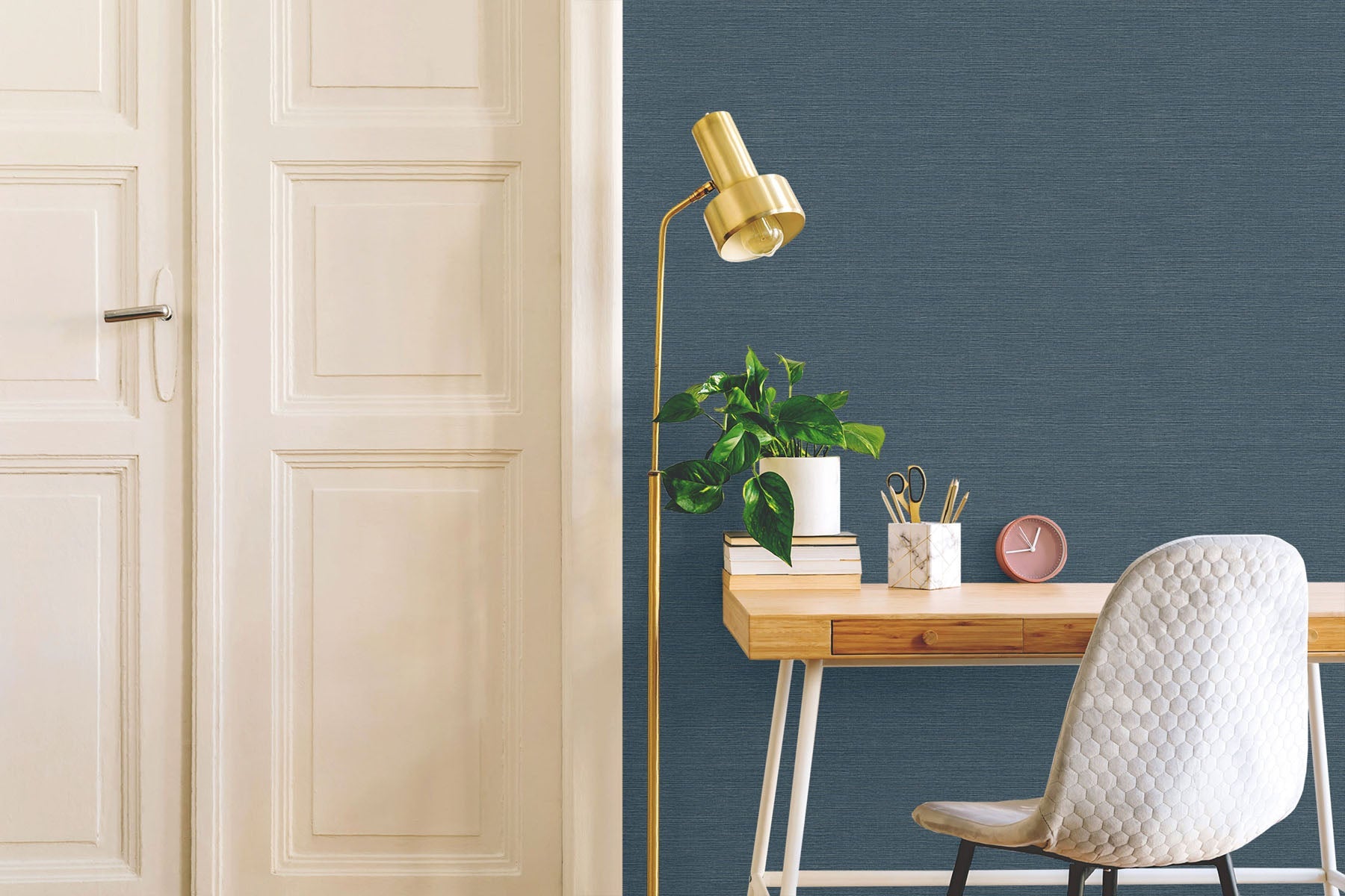 More Textures Sisal Hemp Embossed Vinyl Unpasted Wallpaper