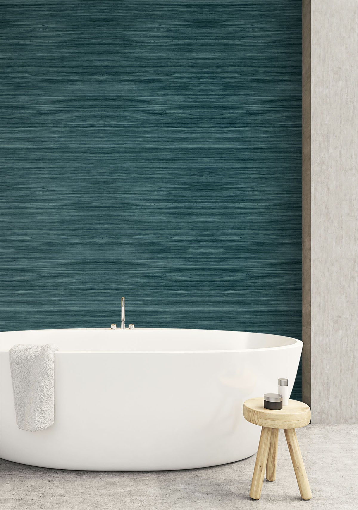 More Textures Sisal Hemp Embossed Vinyl Unpasted Wallpaper