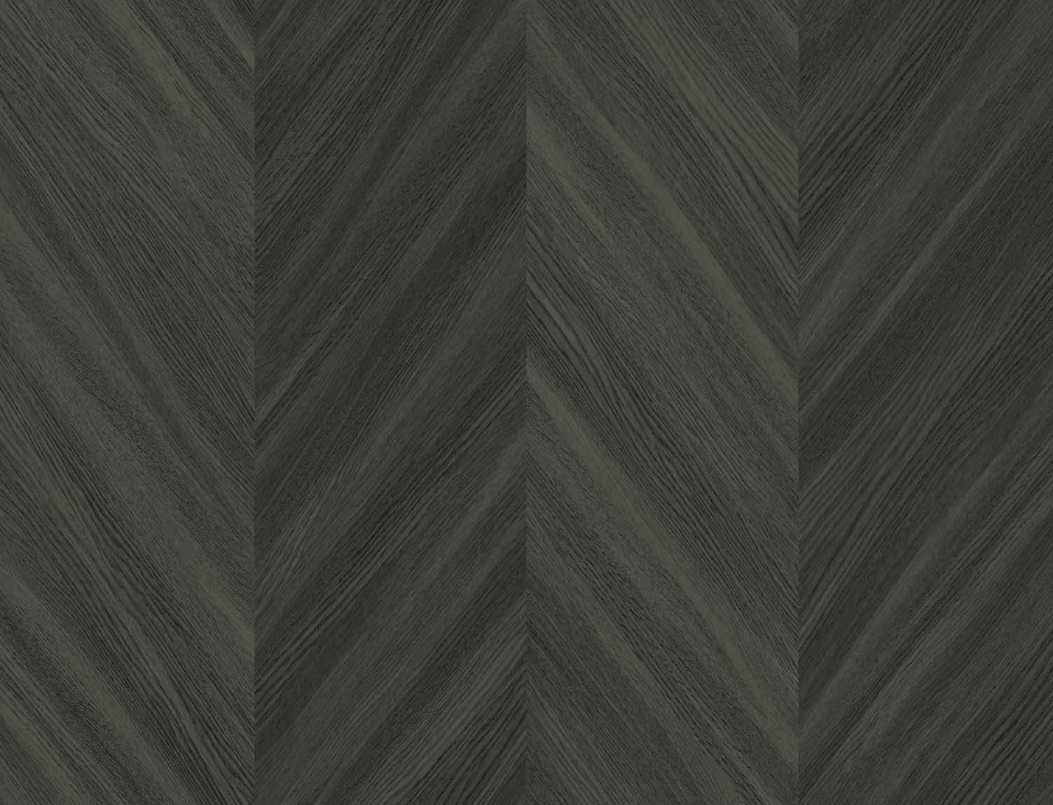 Even More Textures Faux Chevron Wood Embossed Vinyl Unpasted Wallpaper