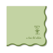 Tini Bit Older - Classic Martini - Cocktail Napkins