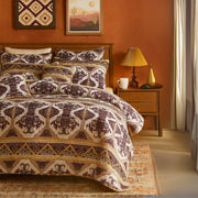 Majestic Oriental Kilim Bedspread - Coverlet w/ Shams