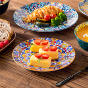 Simi 12 Piece Dinnerware Set with Front-Only Pattern