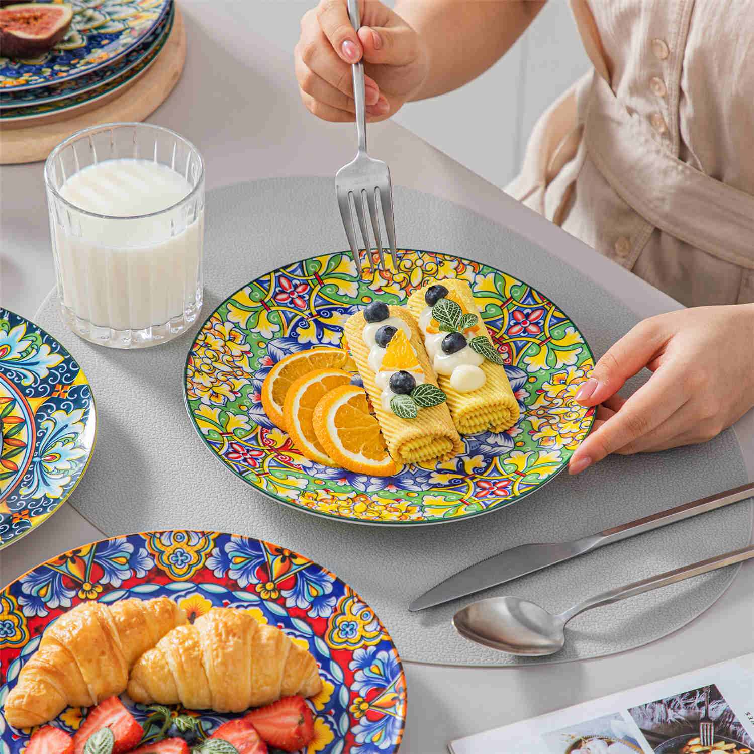 Simi Salad Plates Set of 6