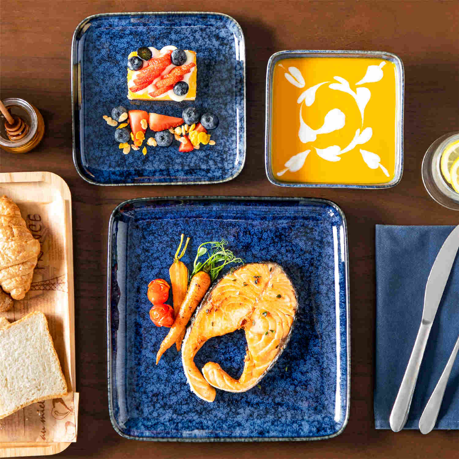 Stern 12 Piece Dinnerware Set