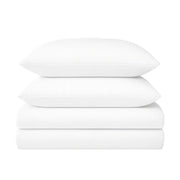100% Cotton Duvet Cover Set, White - Classic Hotel Collection