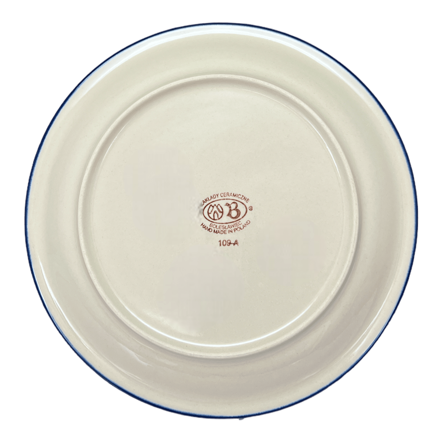 Plate, Round, Dinner, 10.75" Plate in "Strawberry Dot" by Zaklady | Y1014-A310A by The Polish Pottery Outlet