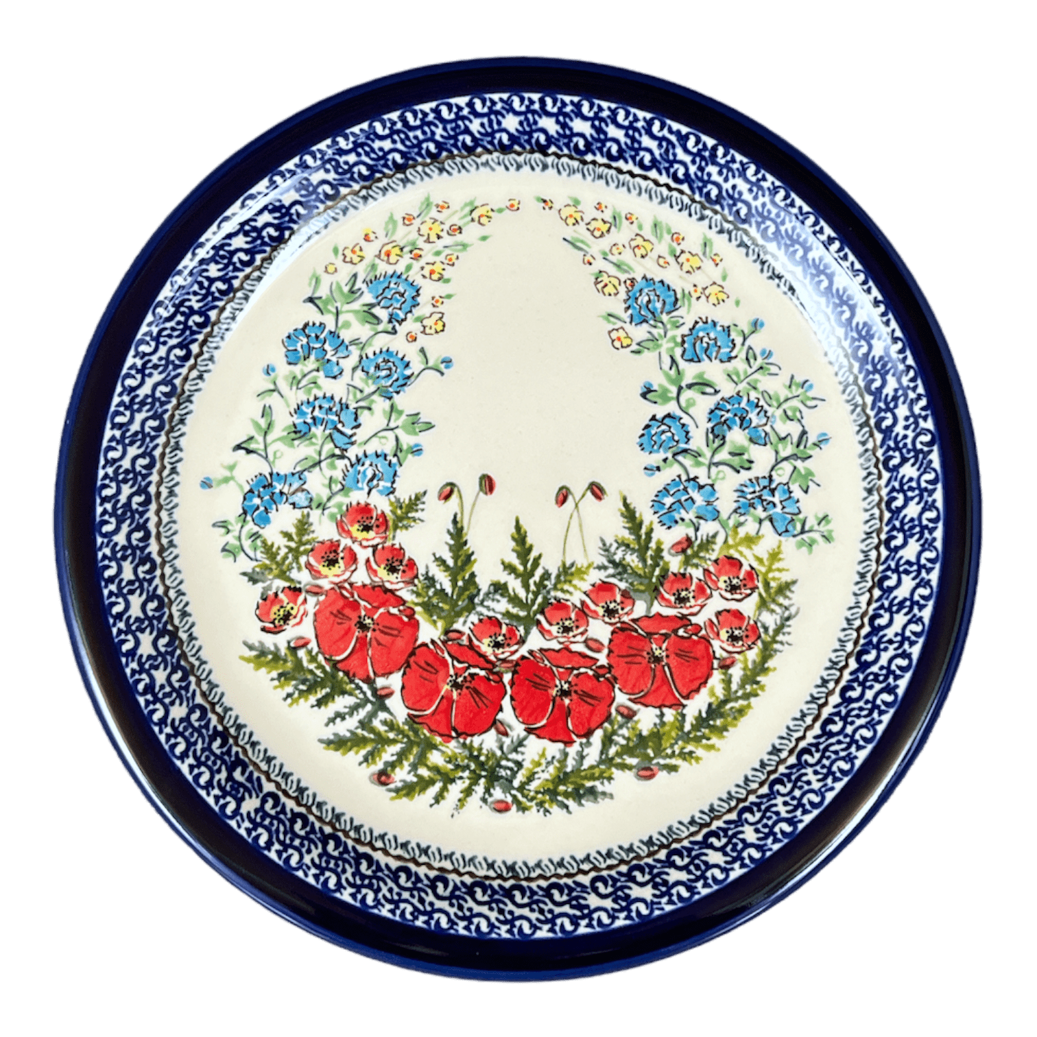 Floral Crescent Dinner Plates by Zaklady