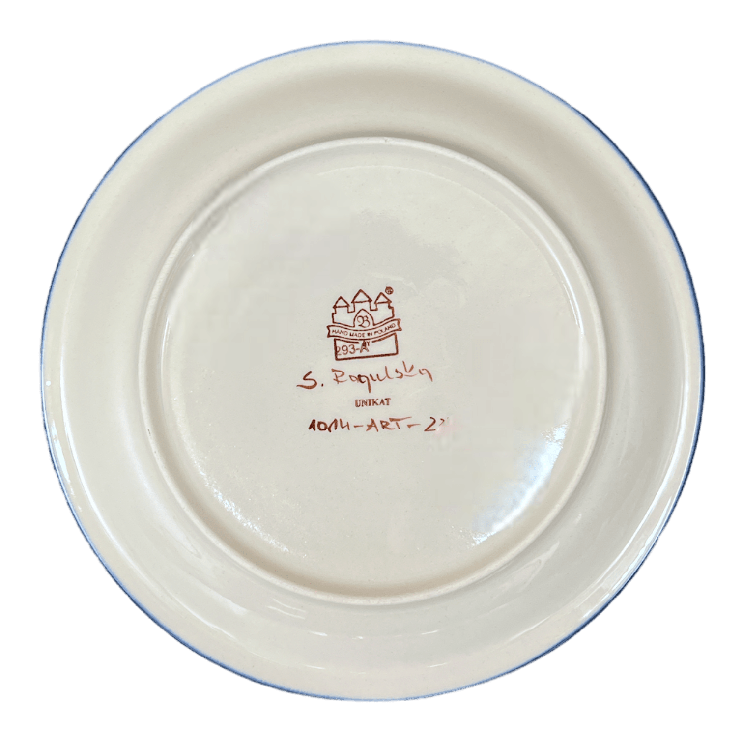 Floral Crescent Dinner Plates by Zaklady