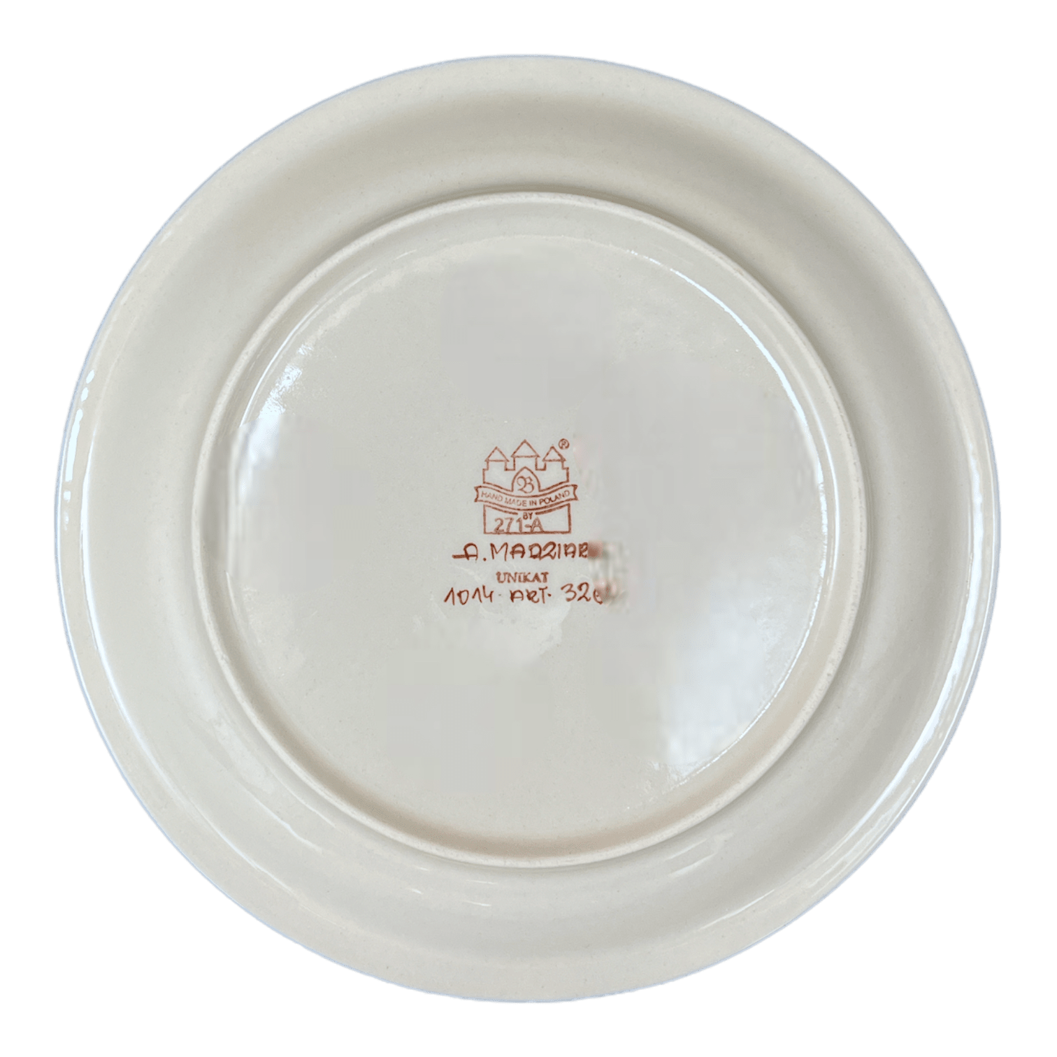 Plate, Round, Dinner, 10.75" Plate in "Cosmic Cosmos" by Zaklady | Y1014-ART326 by The Polish Pottery Outlet