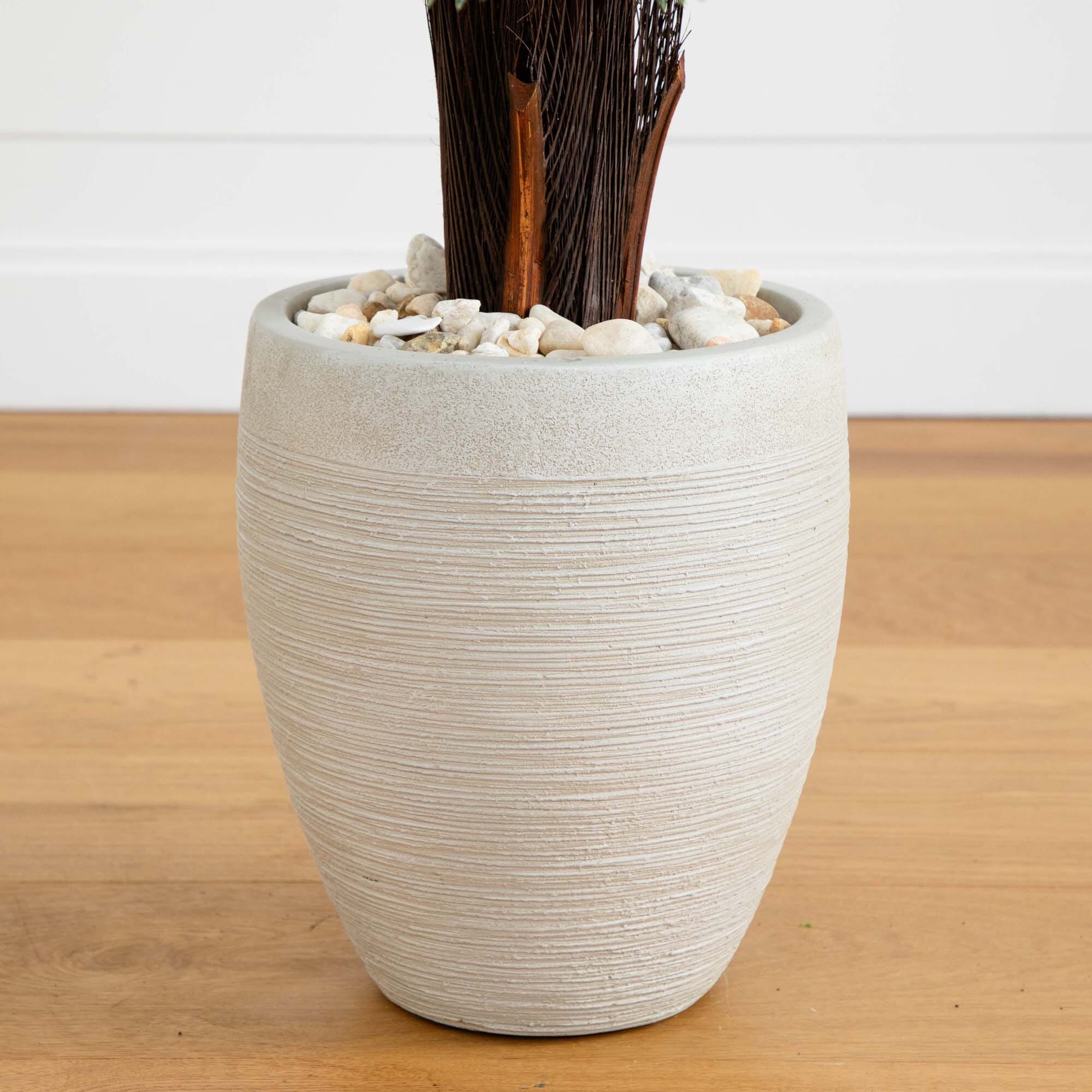 4.5’ Cycas Artificial Tree in Oval Planter