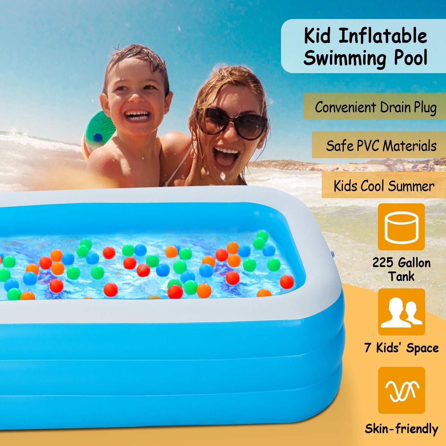 Inflatable Swimming Pools for Family