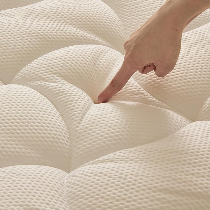 Premium Zoned Cooling Mattress Pad - Beige