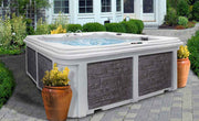 Arcadia Luxury Hot Tub – 7-Person Spa with Dual Captain’s Chairs & Open Footwell