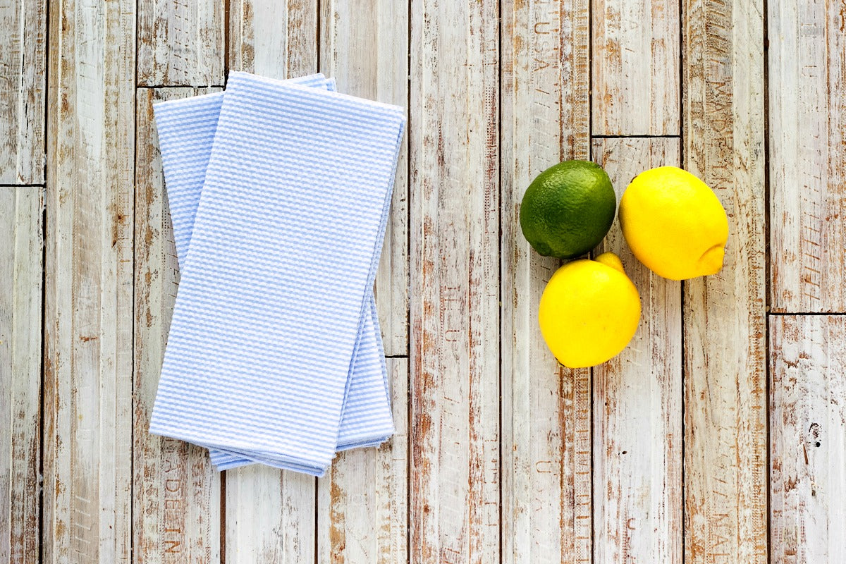 Seersucker Everyday Napkins, Set of 4