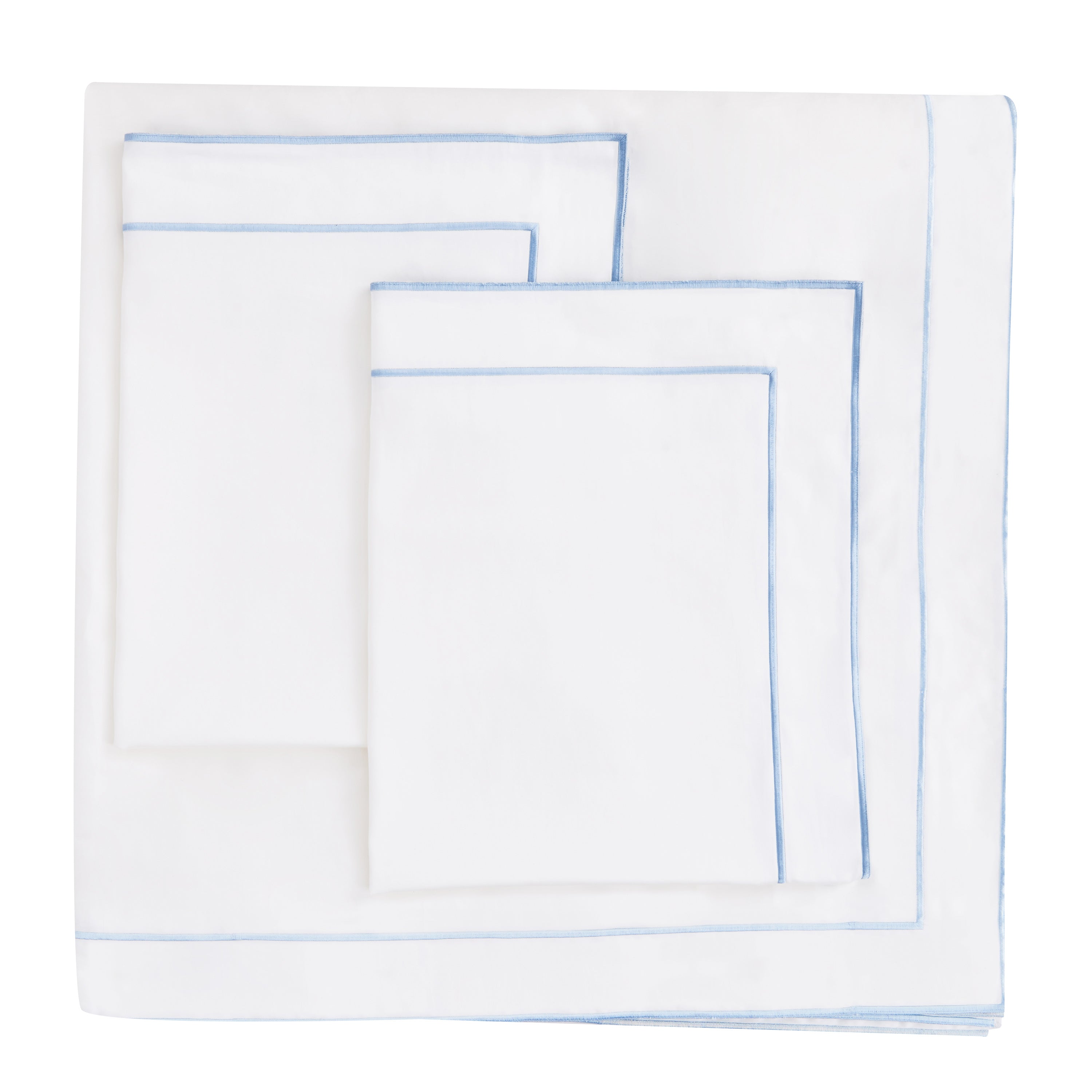 Framed Sateen Embroidered Cotton Duvet Set