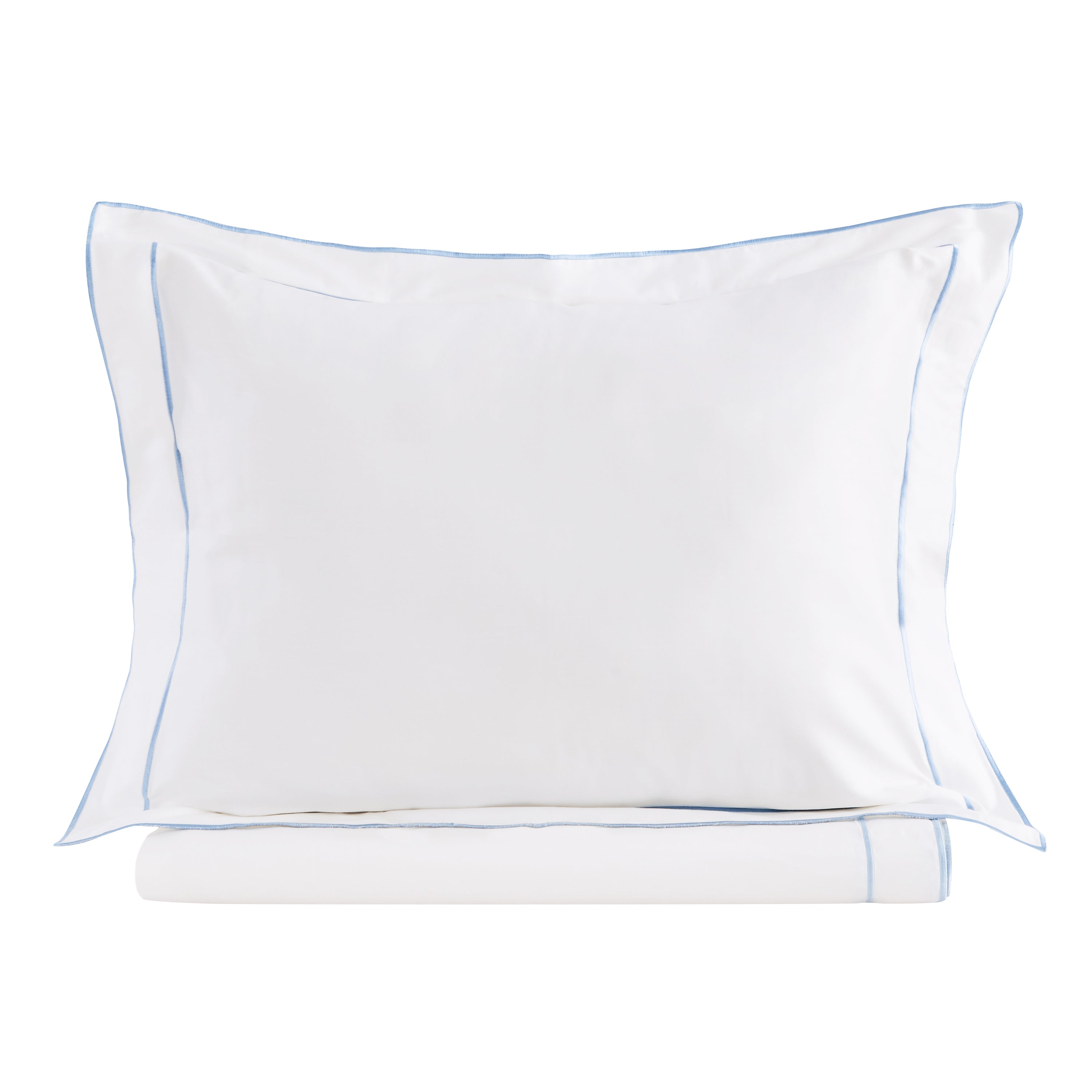 Framed Sateen Embroidered Cotton Duvet Set
