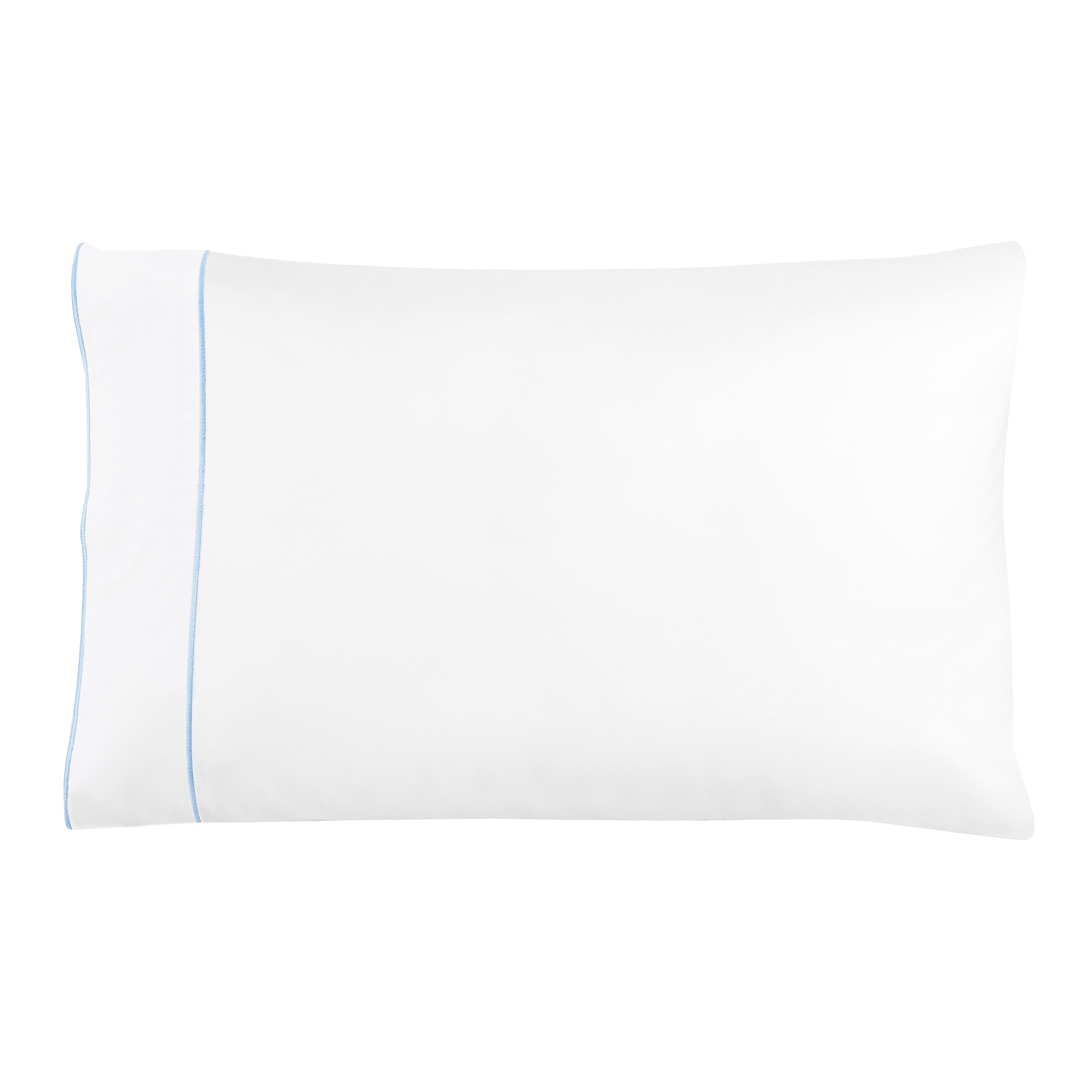 600 Thread Framed Sateen Embroidered Cotton Pillowcase Pair