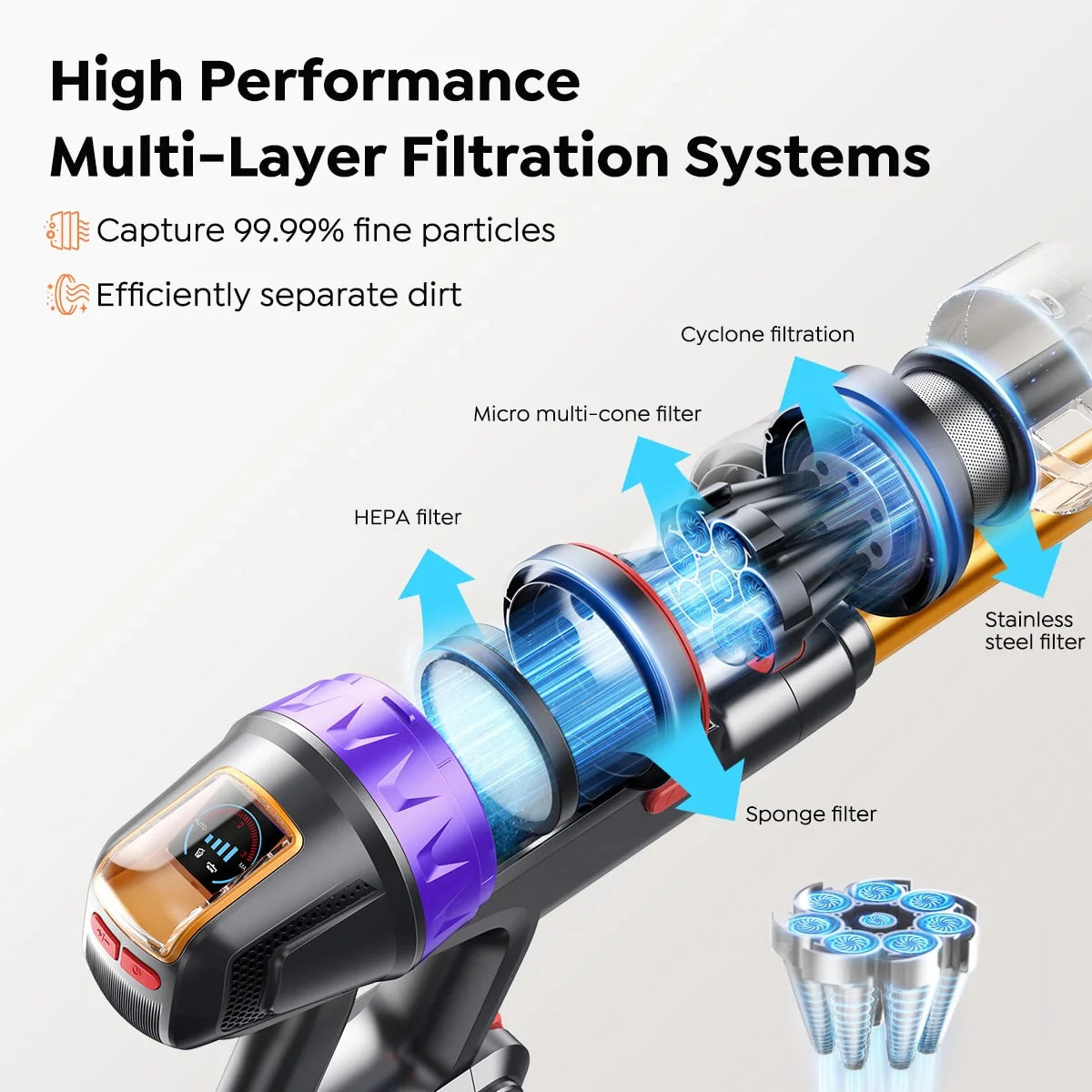 Buture VC90 Cordless Vacuum
