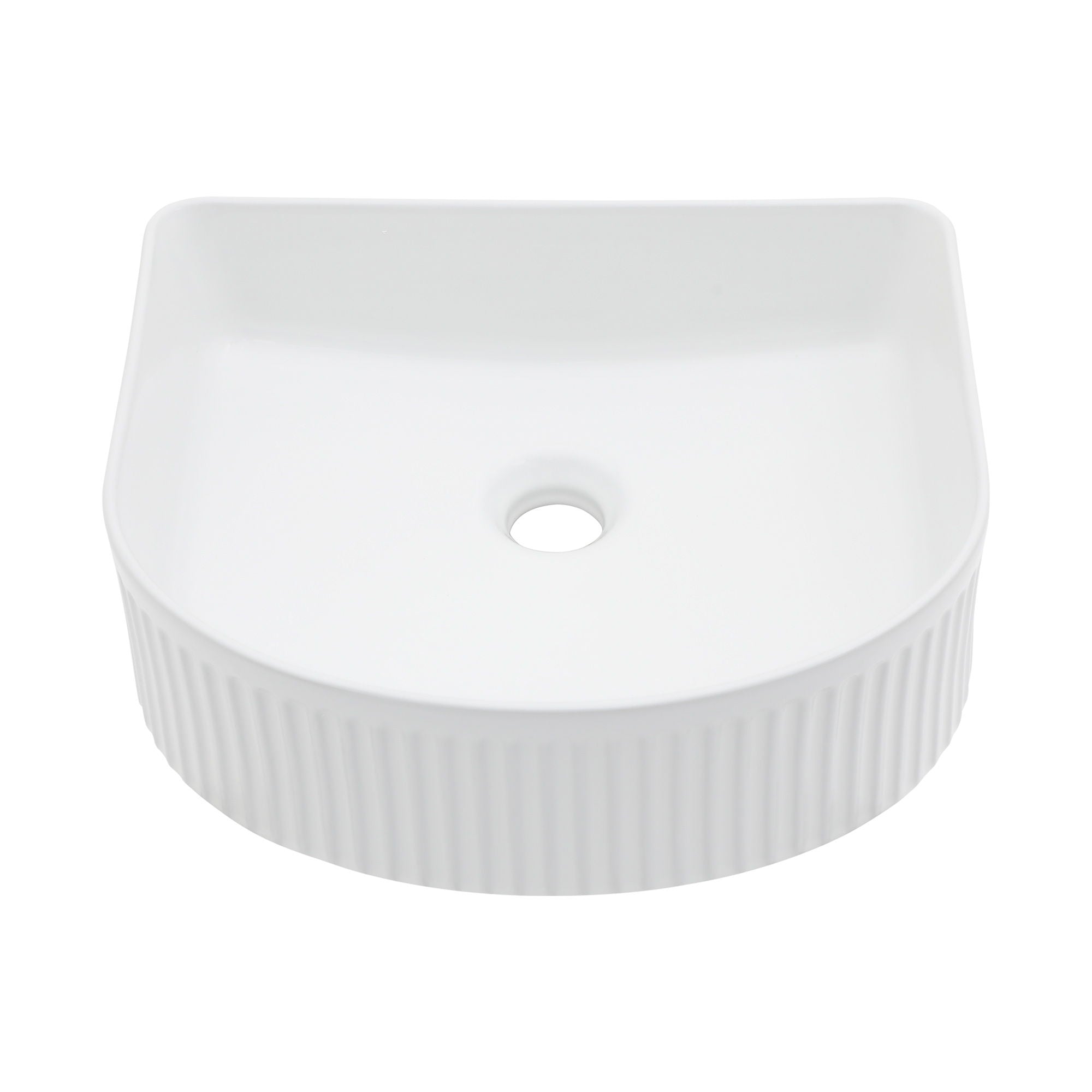 Vessel Bathroom Sink With Design - White by Couch