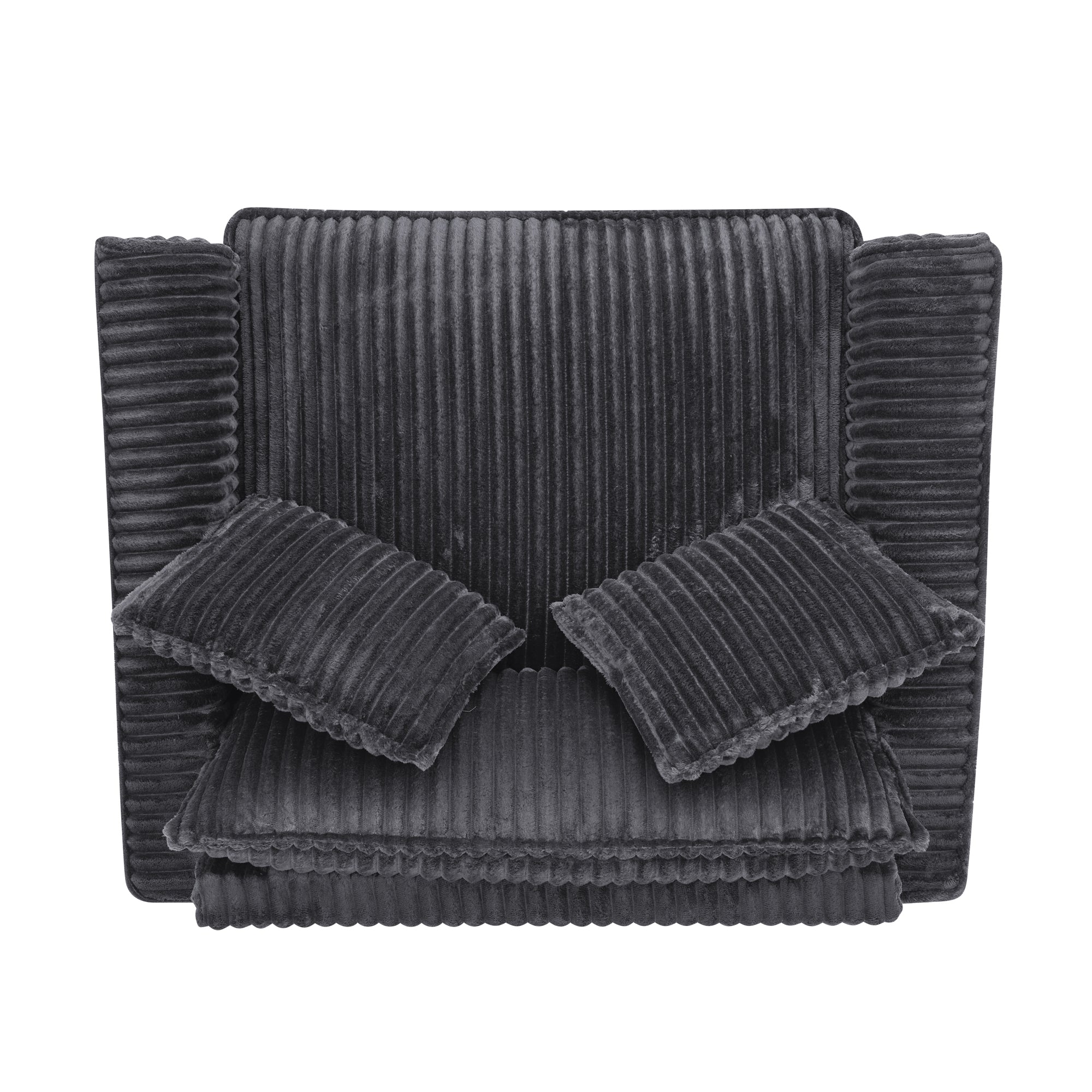 Lazy Sofa Chair with a Backrest - Grey