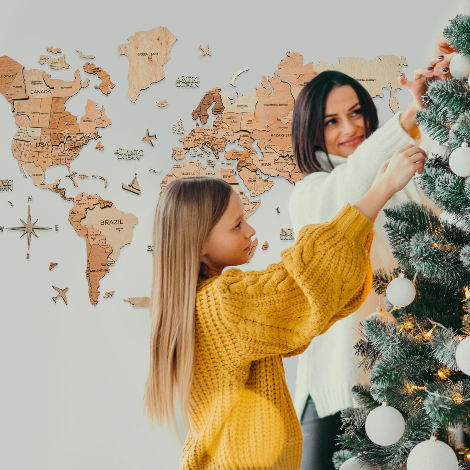 Home Christmas Decor Gold