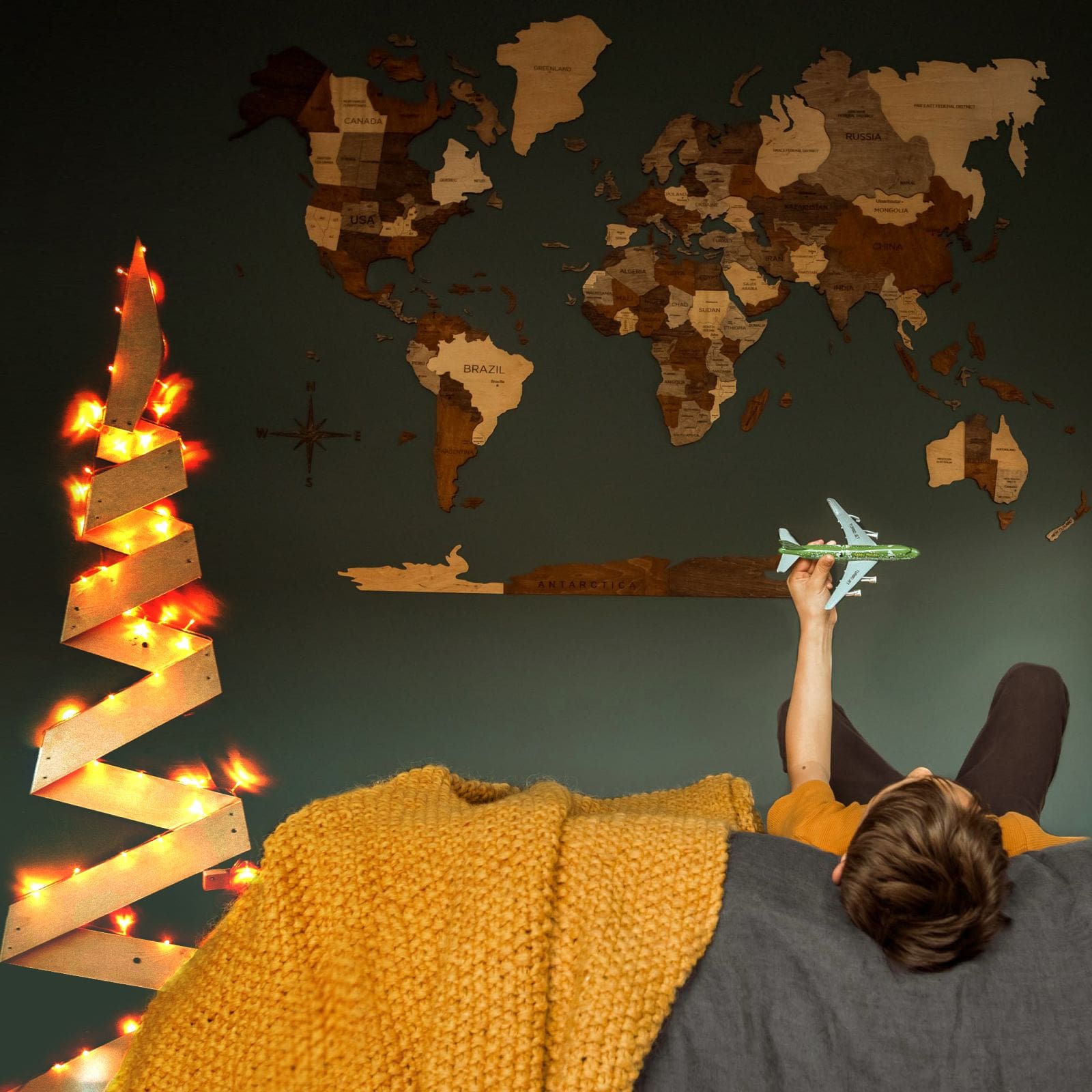 Home Christmas Decor Multicolor