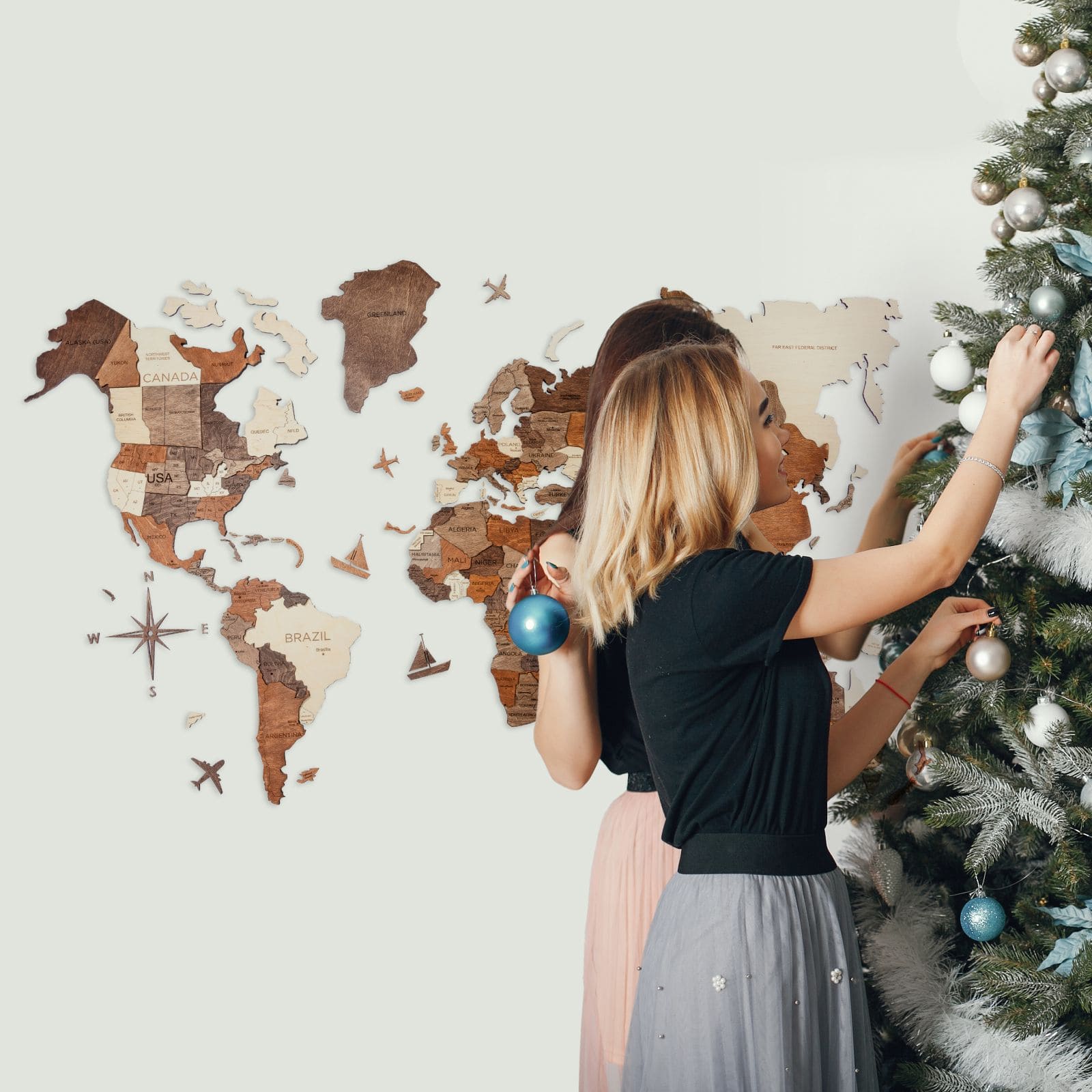 Home Christmas Decor Multicolor