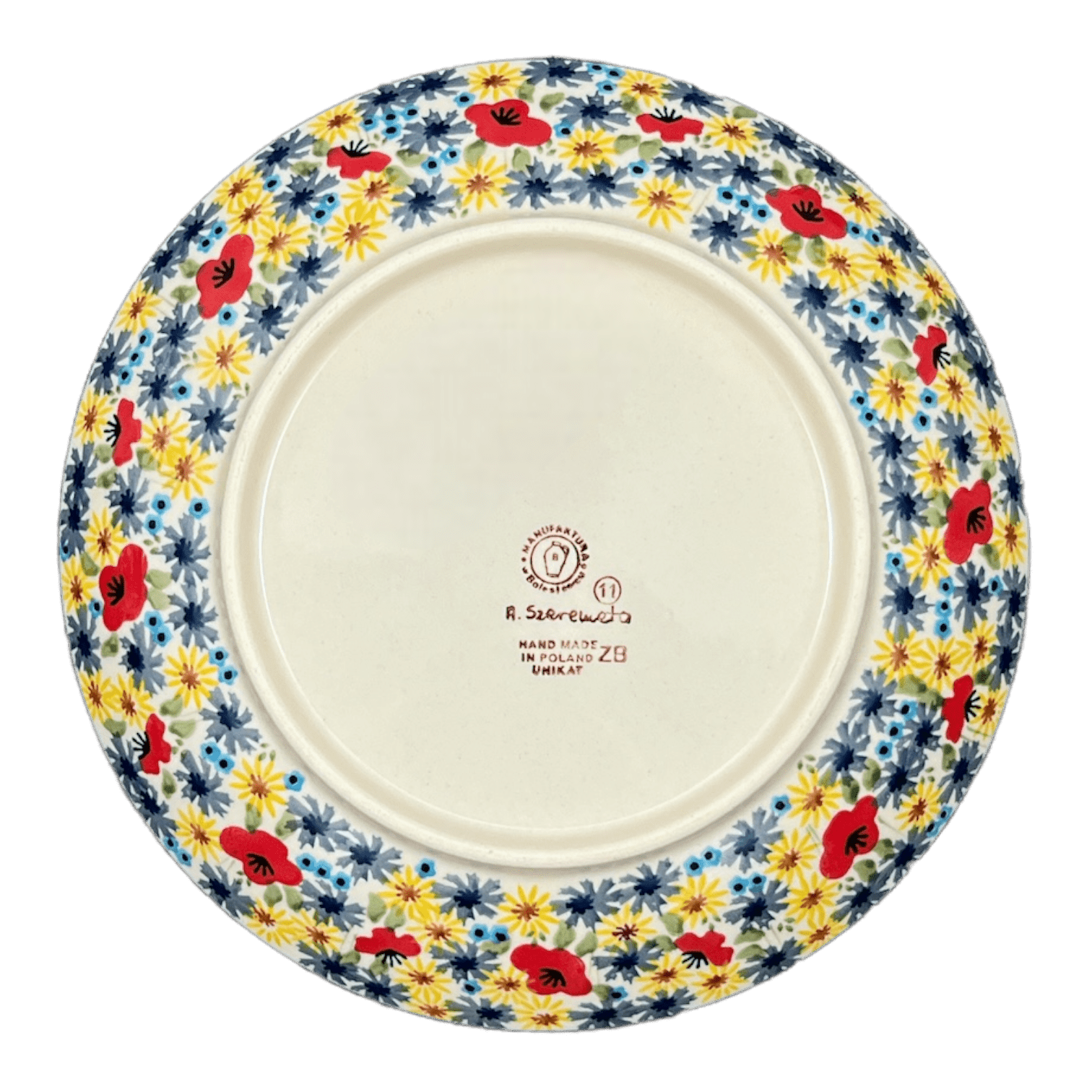 Plate, Round, Dinner, 10" in "Sunlit Blossoms" by Manufaktura | T132S-AS62 by The Polish Pottery Outlet