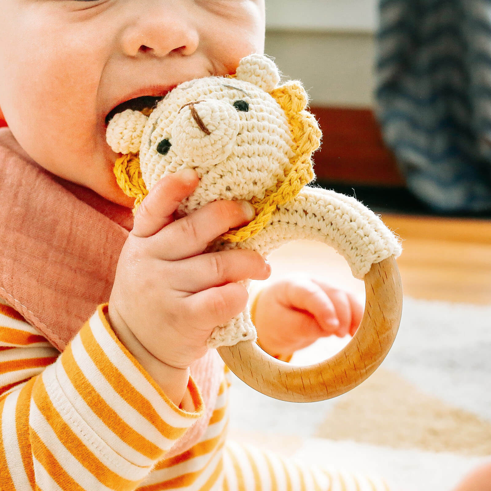 Animal Wooden Rattle Teether by embé®