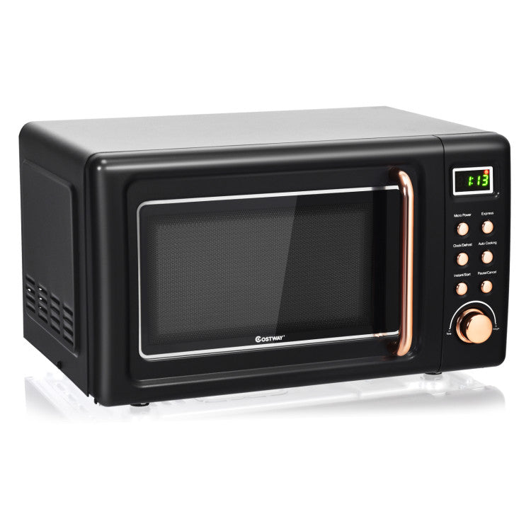 700W Retro Microwave Oven