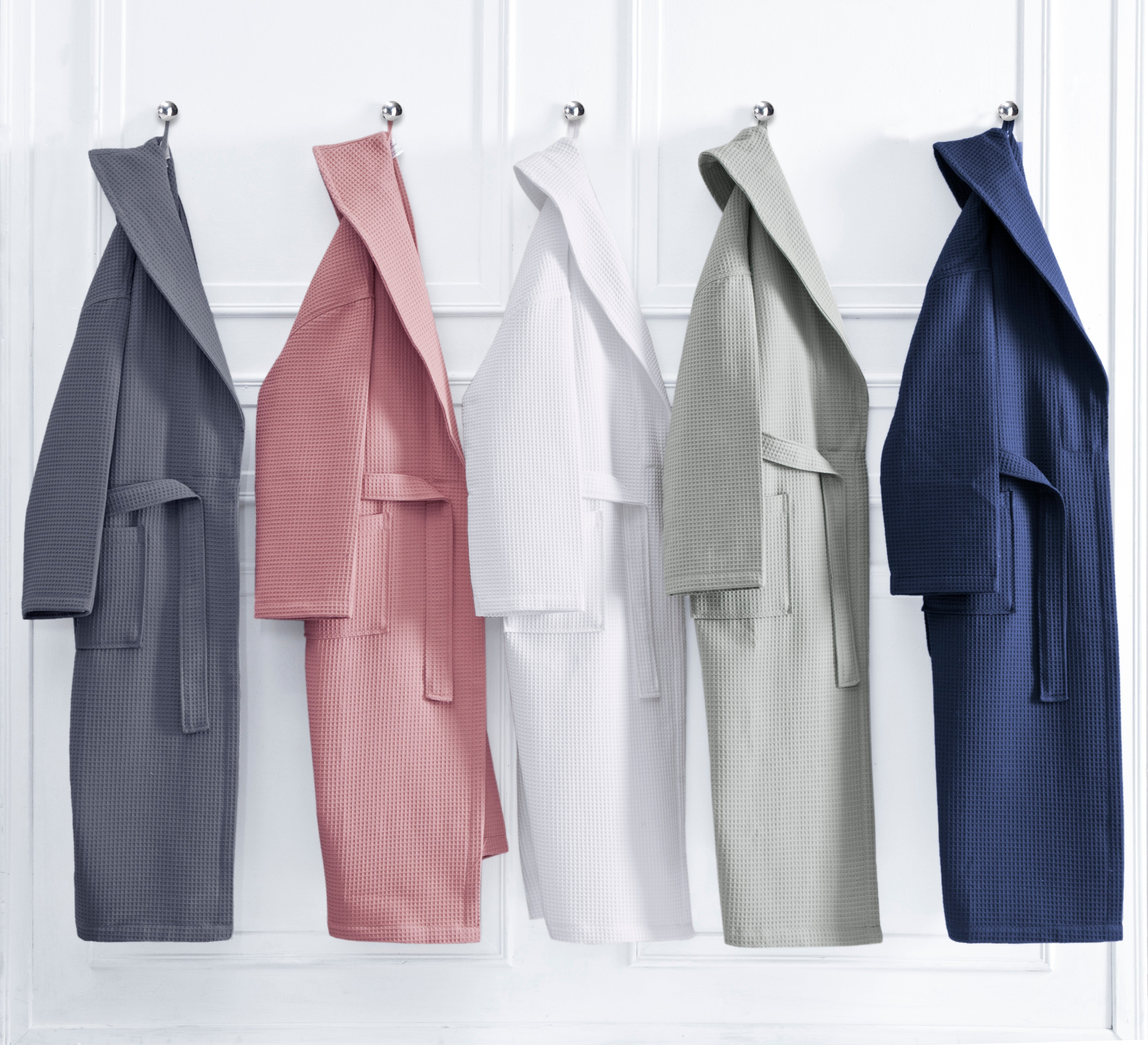 Waffle Weave Turkish Cotton Bathrobe - Classic Turkish Towels