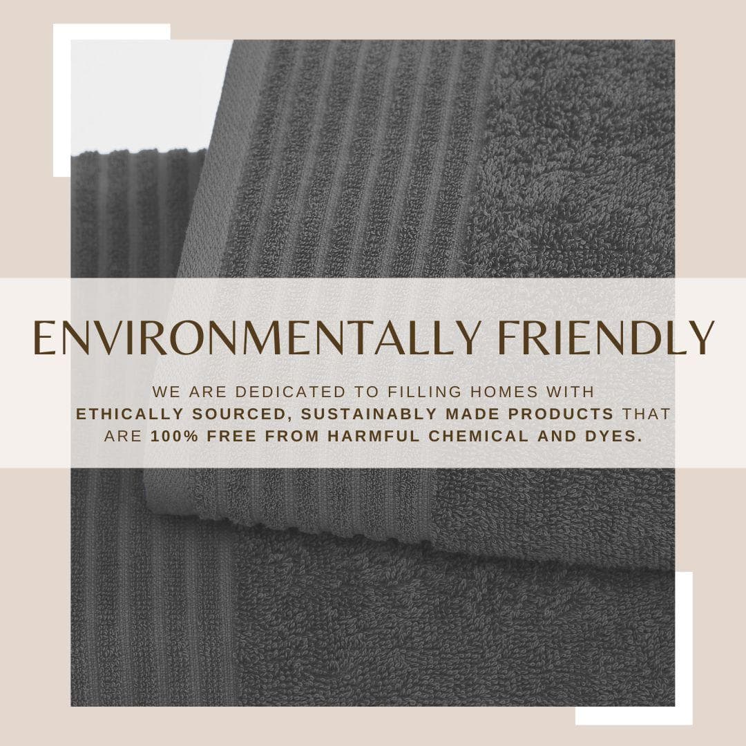 6 Piece Set Cotton Bath Towels - Kasper Collection