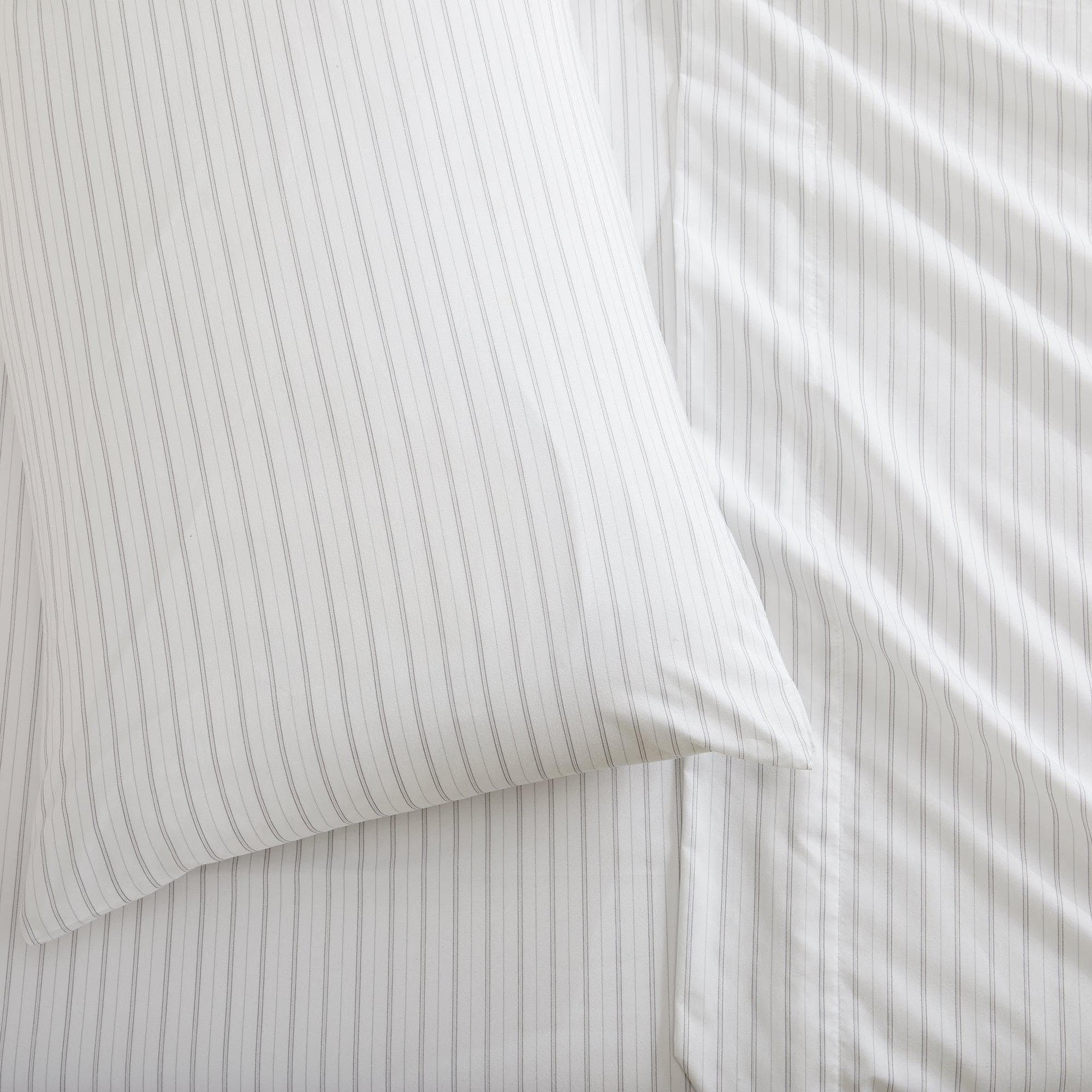 Microfiber Stripe Sheet Set - Adeline Collection