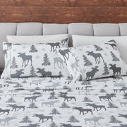 4-Piece Lodge Microfiber Sheet - Mountain Ridge Collection