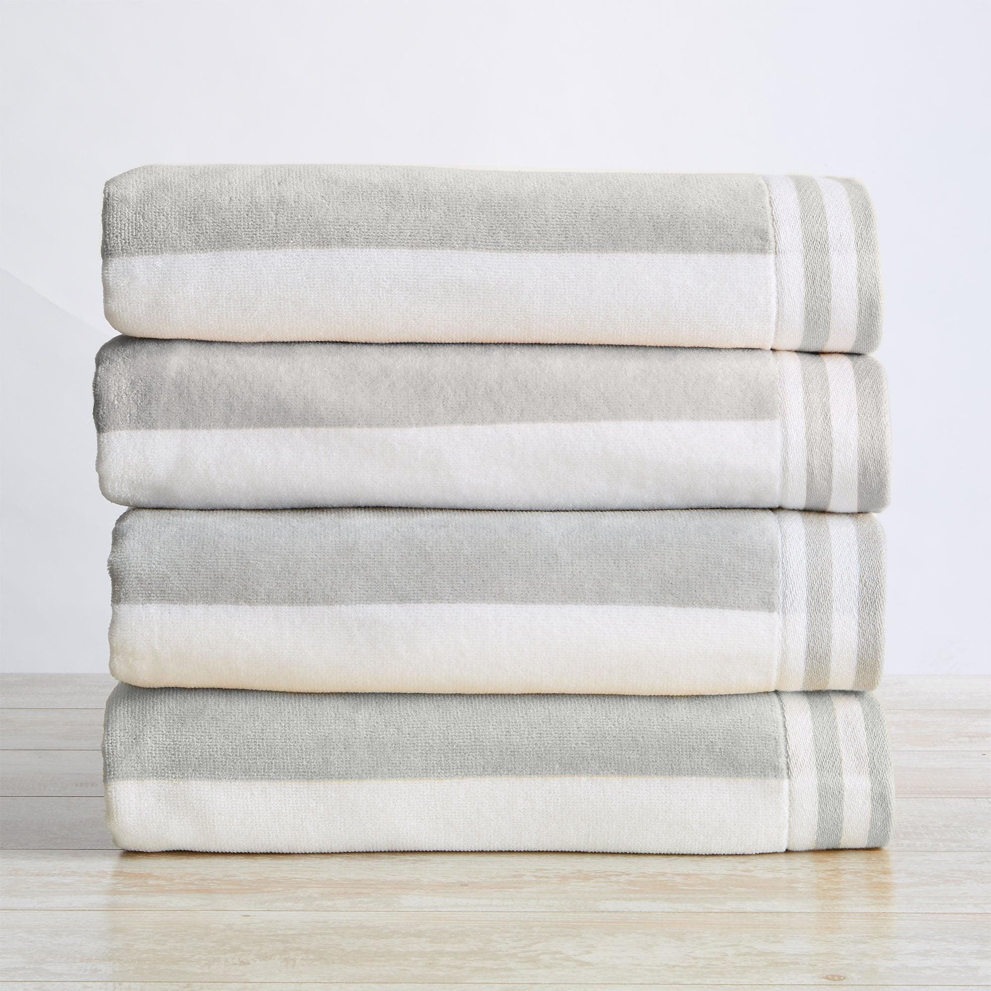 4 Pack Striped Cabana Oversized Beach Towel - Edgartown