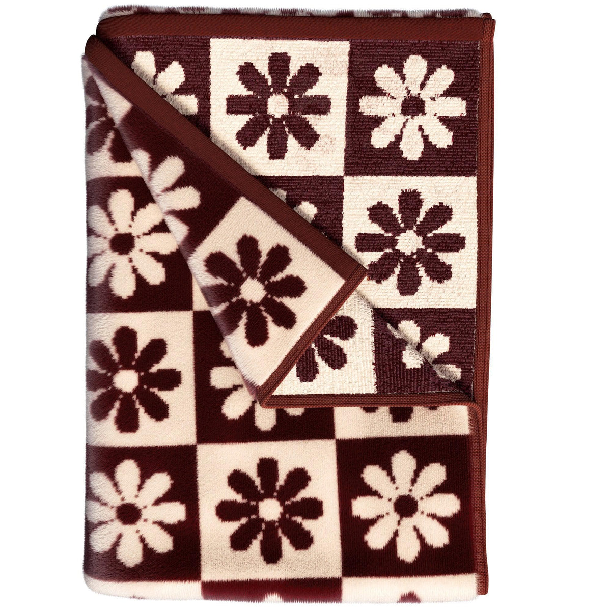 Oversized Retro Printed Beach Towel - St. Barts Collection