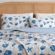 3-Piece Coastal Quilt Set - Bali Collection