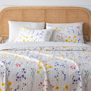 Colorful Floral 3 Piece Quilt Set - Marianne Collection