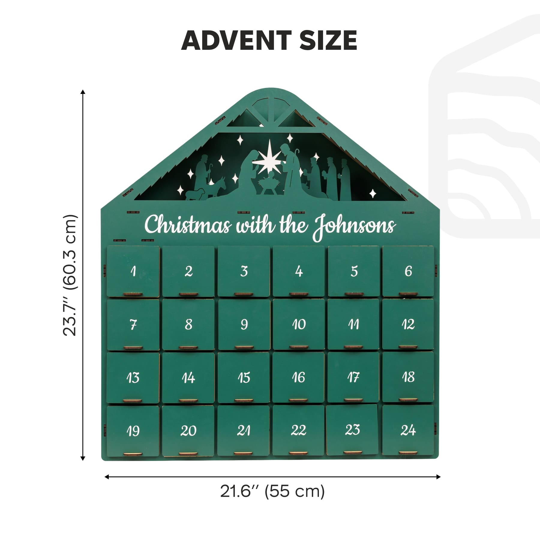 Christmas Advent Calendar - Green