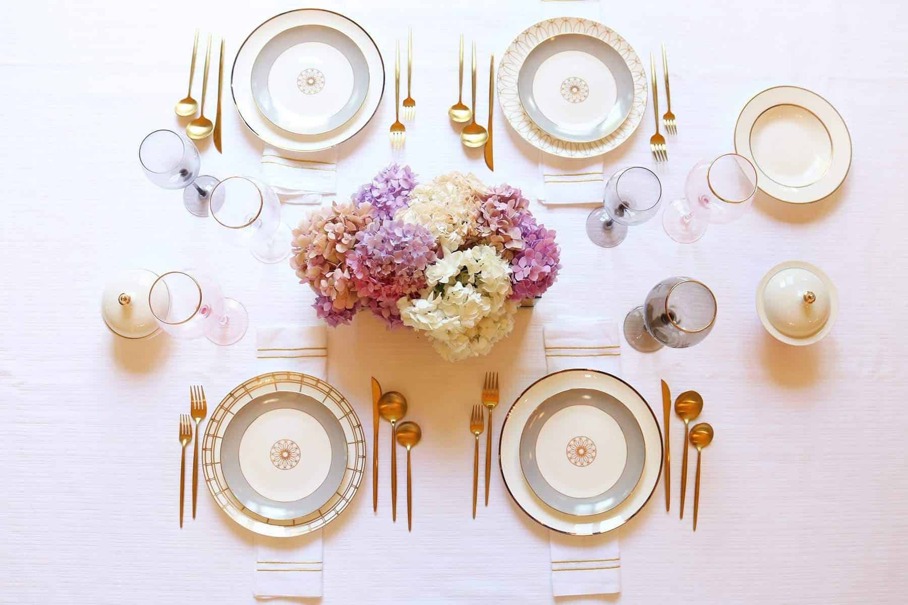 Gold Izmir Dinner Plate - Set of 4