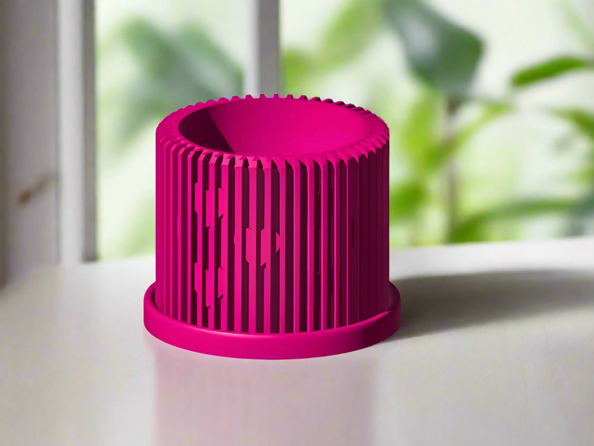 Modern Heart-Shaped Planter with Drainage & Saucer – Valentine’s Day Gift