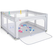 Large Baby Playpen  Play Yard with Zipper Gate-M